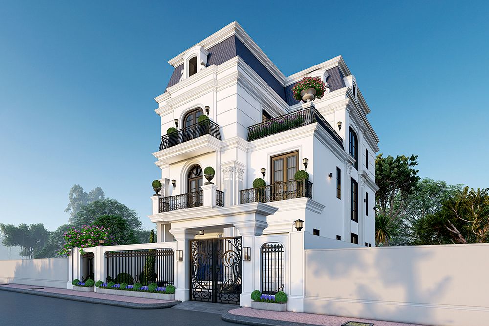 biệt thự 3 tầng sang trọng