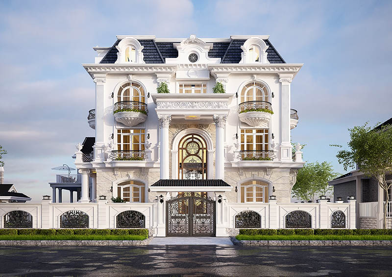 biệt thự 3 tầng sang trọng