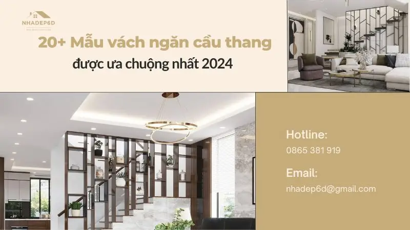 20+ Mẫu vách ngăn cầu thang được ưa chuộng nhất 2024