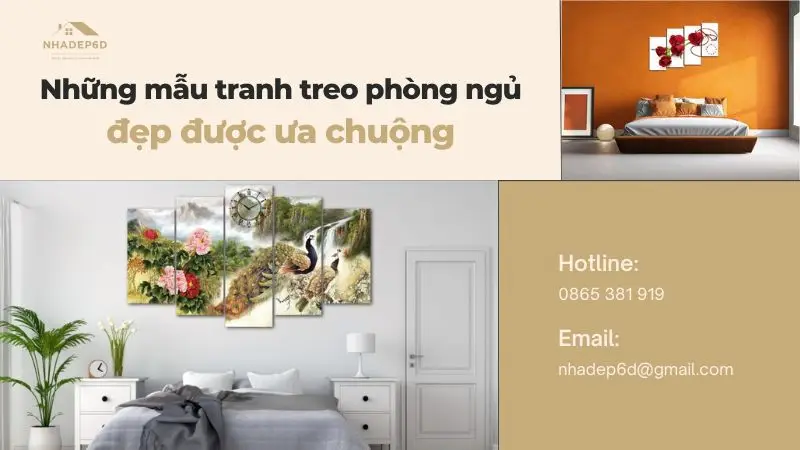 Tổng hợp những mẫu tranh treo phòng ngủ đẹp được ưa chuộng nhất hiện nay