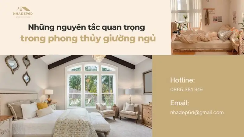 Phong thủy giường ngủ và những nguyên tắc quan trọng bạn cần biết