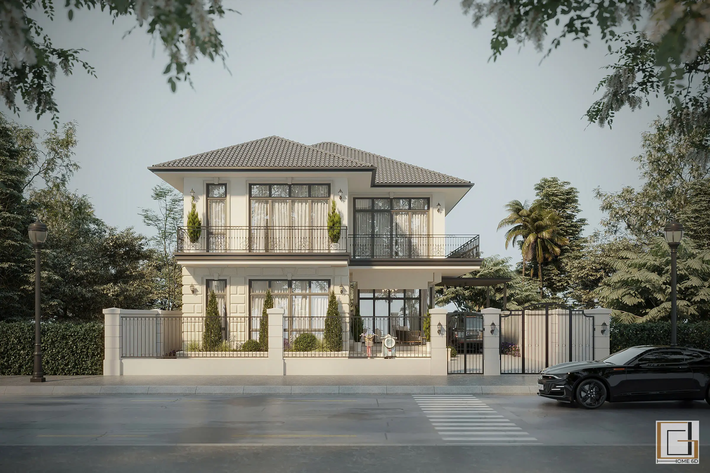 THIẾT KẾ VILLA –  PHONG CÁCH NEOCLASSIC – NAM ĐỊNH – ANH THANH