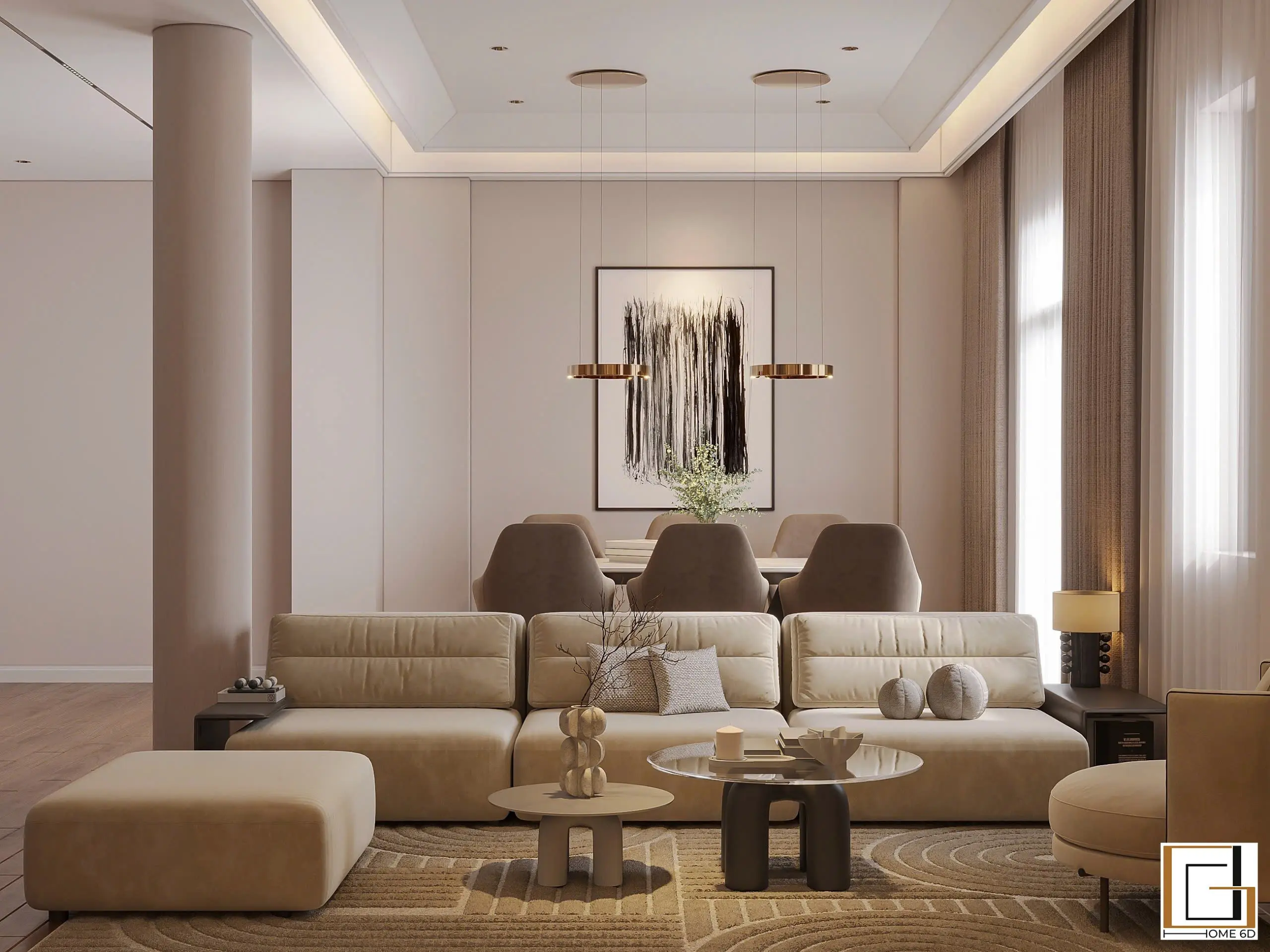 THIẾT KẾ NỘI THẤT NHÀ Ở GIA ĐÌNH – HÀ NỘI –  PHONG CÁCH HIỆN ĐẠI – CHỊ HẢI