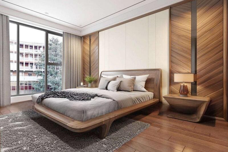 thiết kế phòng ngủ cho người già khó ngủ