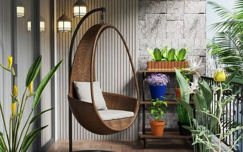 tiểu cảnh ban công chung cư đẹp