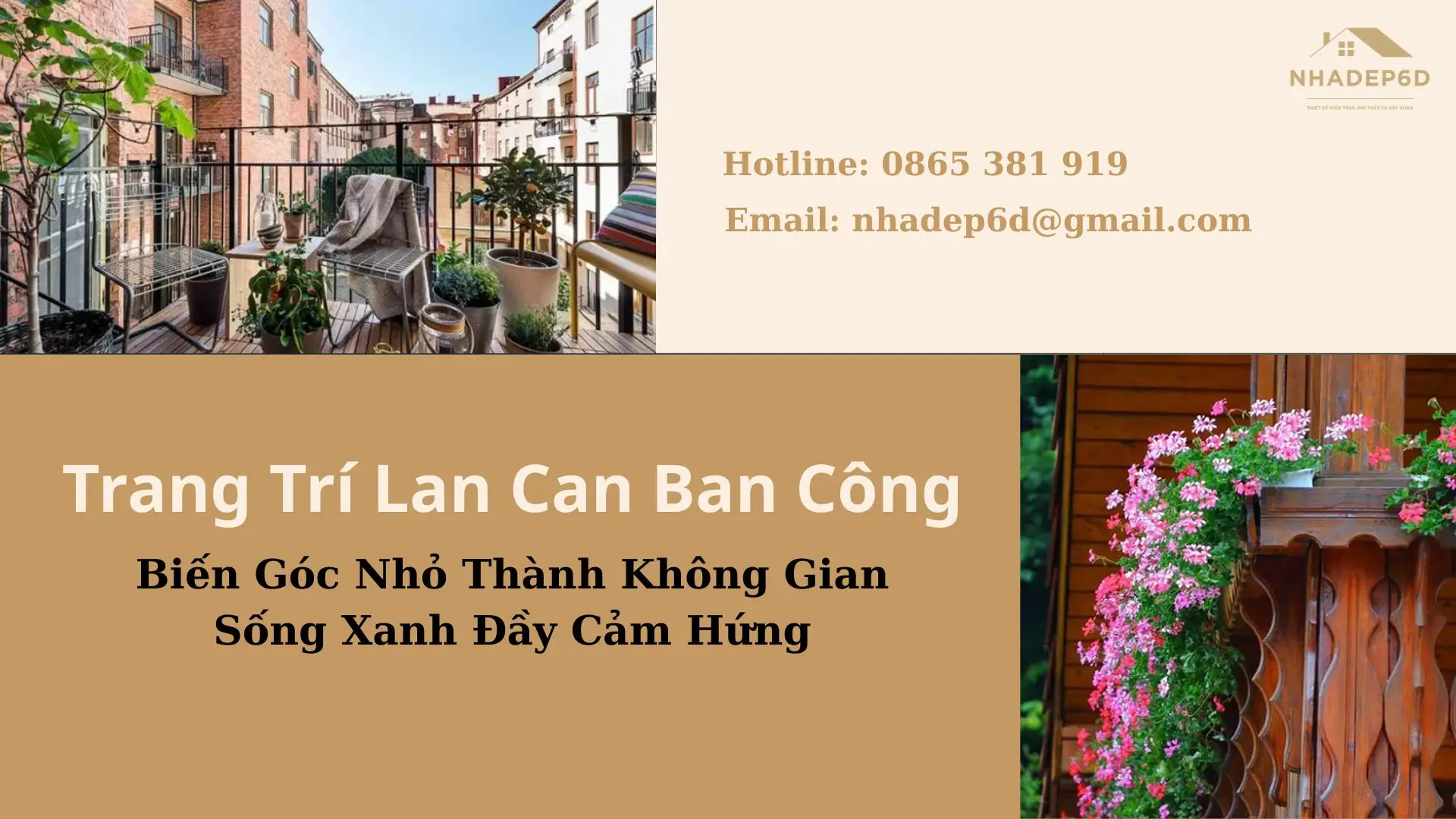 Trang Trí Lan Can Ban Công – Biến Góc Nhỏ Thành Không Gian Sống Xanh Đầy Cảm Hứng