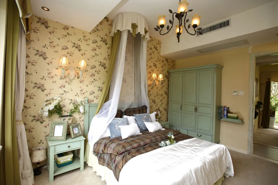 decor phòng ngủ vintage