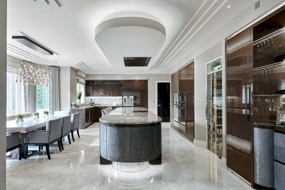 trần thạch cao phòng bếp