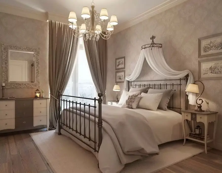 decor phòng ngủ vintage