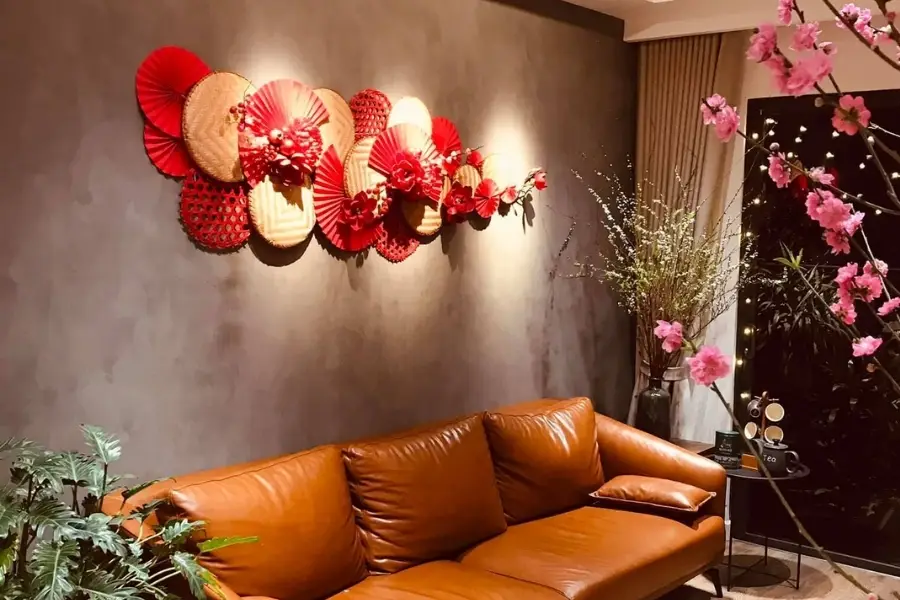 trang trí tường ngày tết