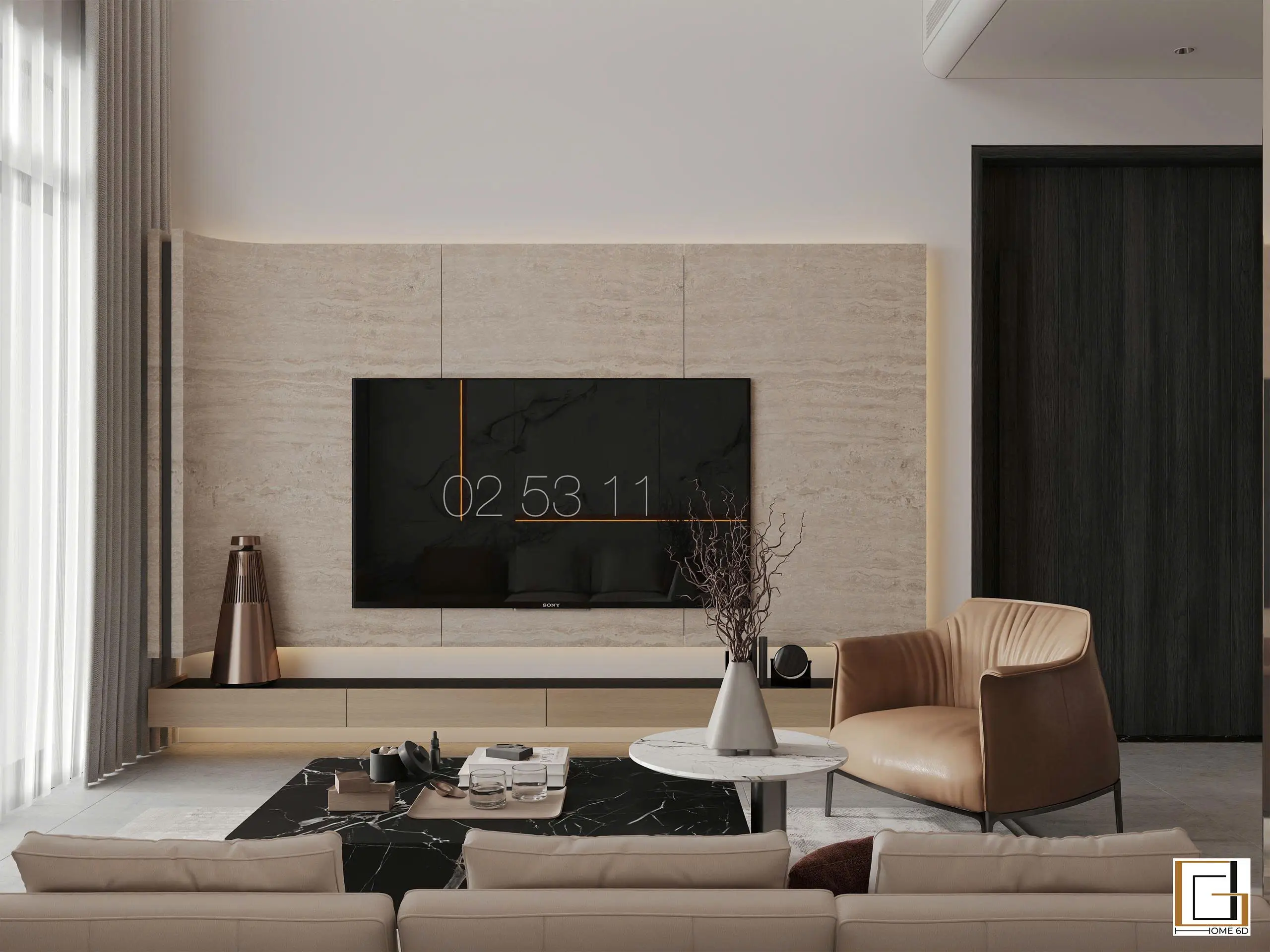 THIẾT KẾ NỘI THẤT CĂN DỆT LK – PHONG CÁCH HIỆN ĐẠI – LẬP THẠCH – NINH BÌNH