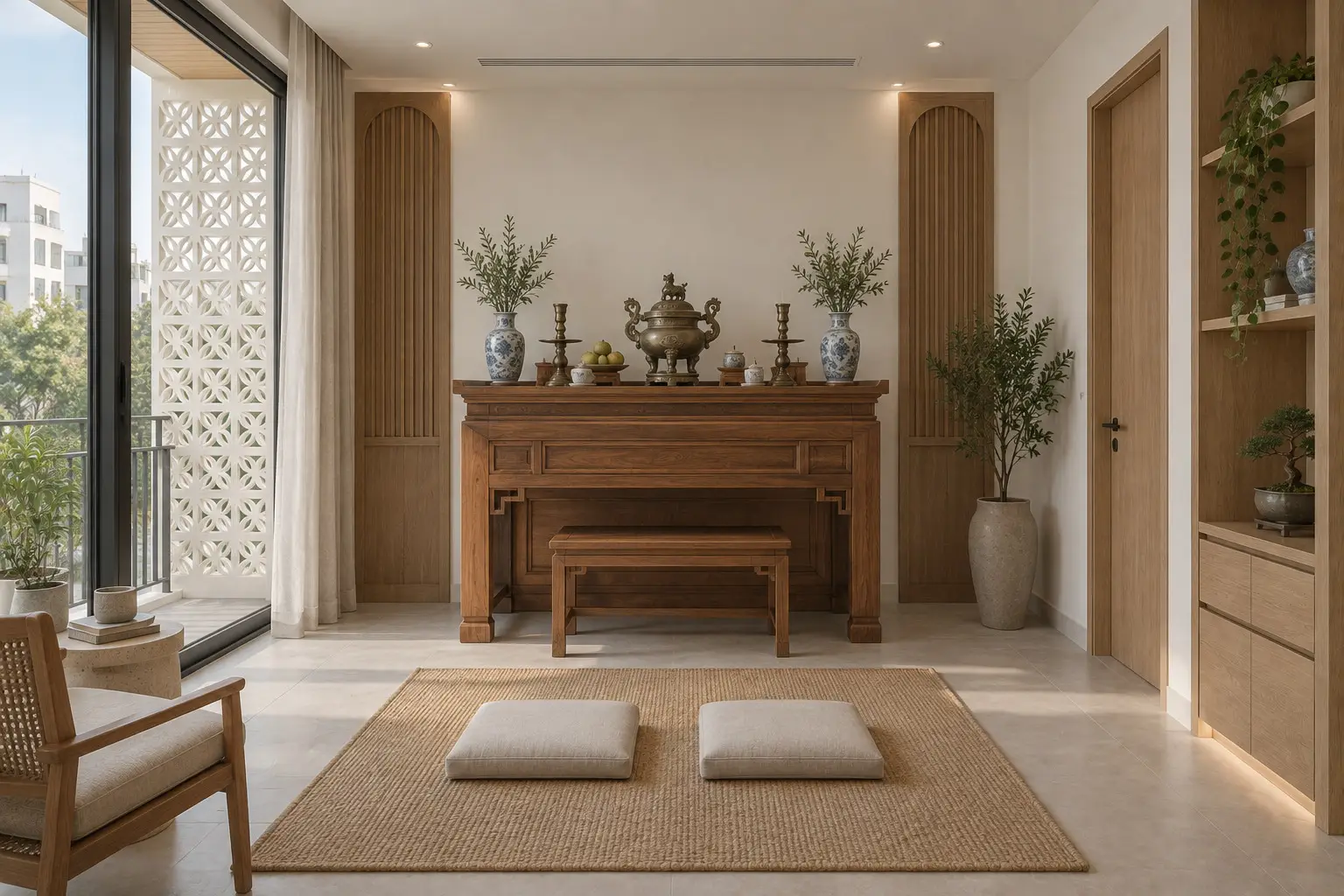Bạch Dương — phòng thờ