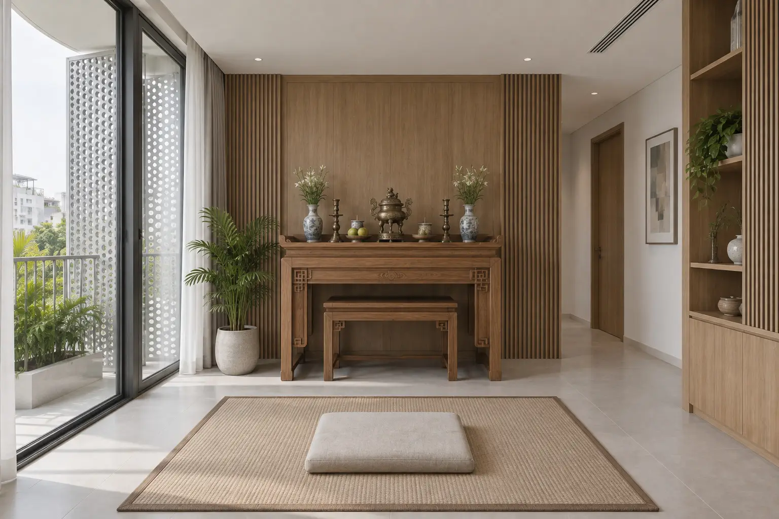 Bạch Vân — phòng thờ