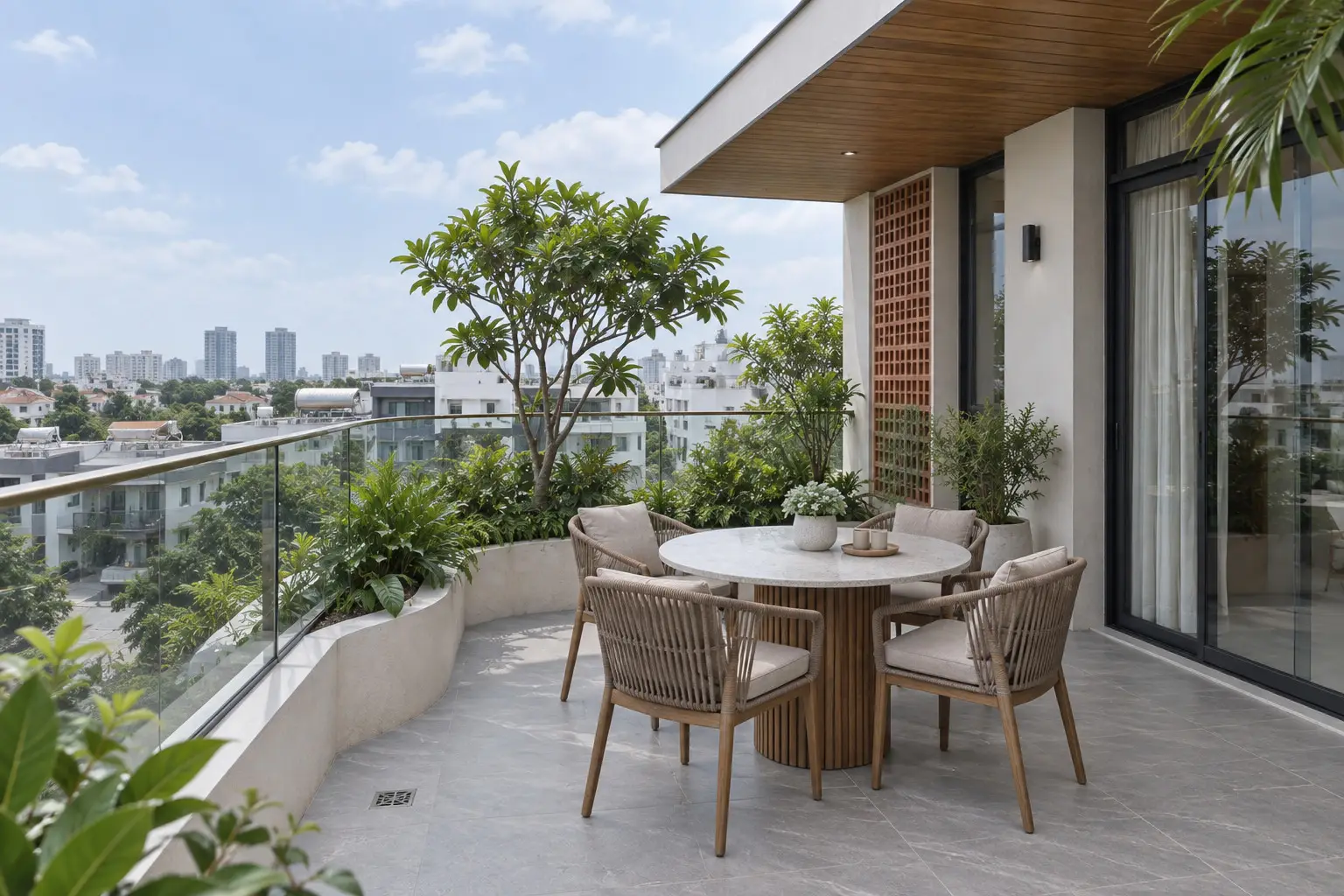 Nhật An — sân thượng và góc thư giãn