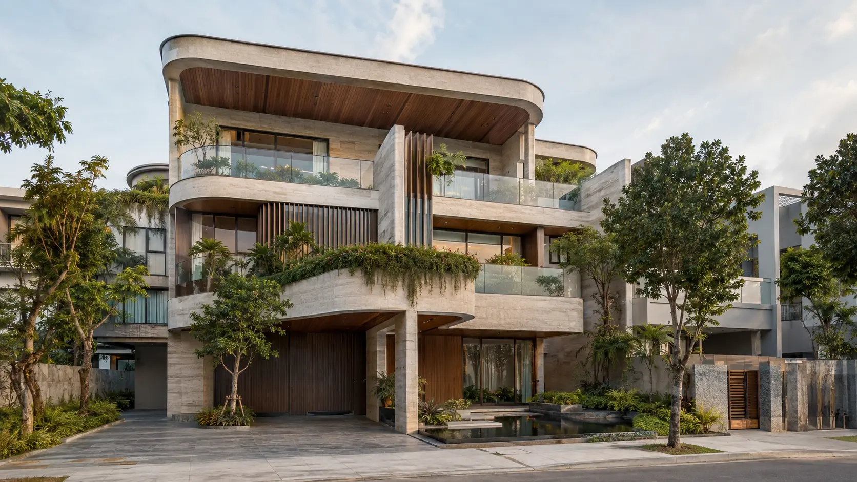 Ảnh đại diện Biệt thự nhiệt đới đường cong tại Hạ Long – lớp vỏ mềm giữa phố biển